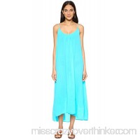 9seed Tulum Maxi Swim Cover Up Dress in Ocean Blue Ocean B07MWGCPHW